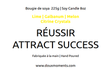 Charger l'image dans la galerie, RÉUSSIR | BOUGIES INFUSÉES DE CRYSTAUX
