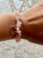 Charger l'image dans la galerie, BRACELET EN CRISTAUX DE QUARTZ ROSE