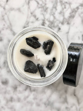 Load image into Gallery viewer, SCENTED SOY CANDLE WITH CRYSTALS | BE PROTECTED
